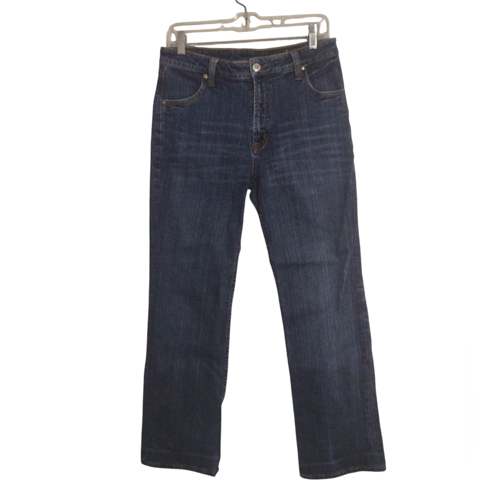 Lawman jeans women's 9/10 blue straight vintage rhinestone rear pockets